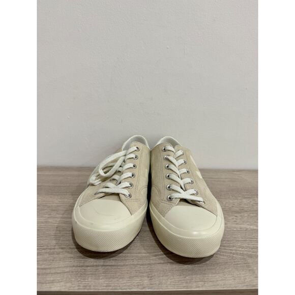 Veja Wata II Suede Low Top Round Toe Sneakers Tan / White Women's Size US 9 - Picture 4 of 8